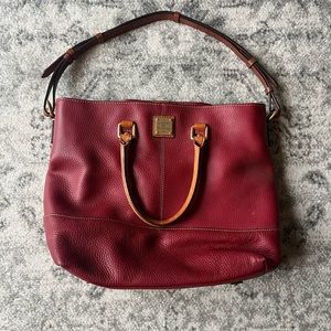 Red leather Dooney & Bourke bag